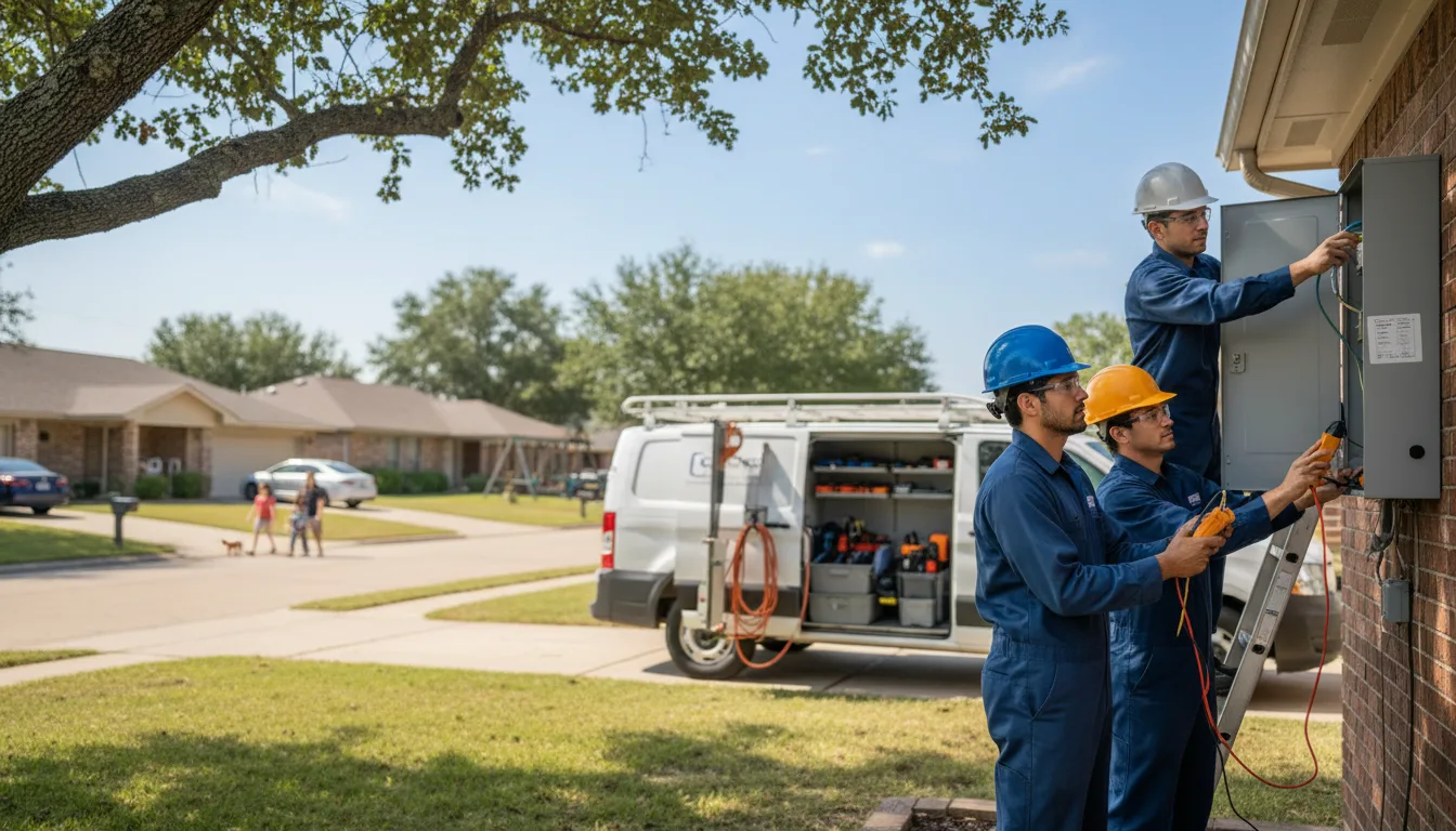 Certified electrician providing emergency electrical services in Owings, MD